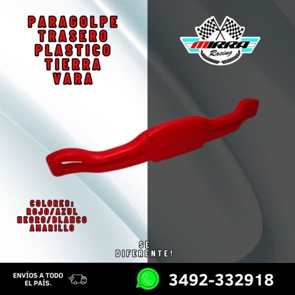 PARAGOLPE TRASERO PLASTICO TIERRA VARA