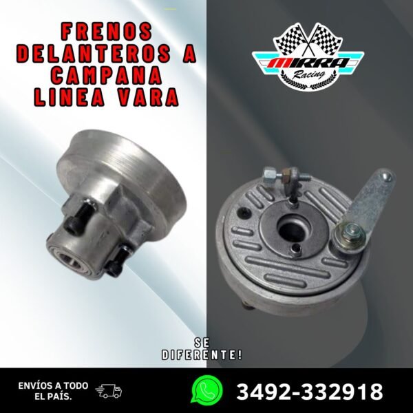 FRENO DELANTEROS A CAMPANA LINEA VARA