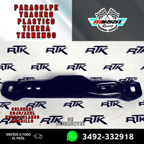 PARAGOLPE TRASERO PLASTICO TIERRA TERNENGO KART
