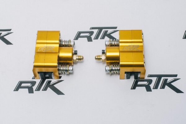 CALIPER DELAN. HIDRAU EL PAR - DORADOS/NEGRO